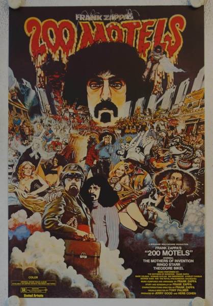 200 Motels originales deutsches Filmplakat
